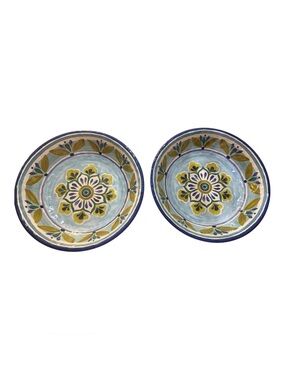 Set of 2 Floral Melamine Serving Bowls